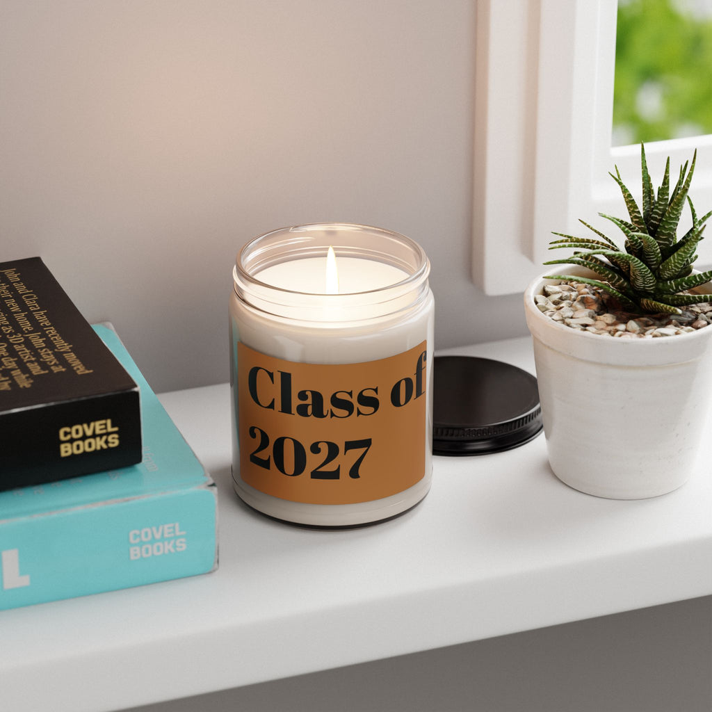 Class of 2027 Scented Soy Candle — Graduation Gift Candle (9oz)