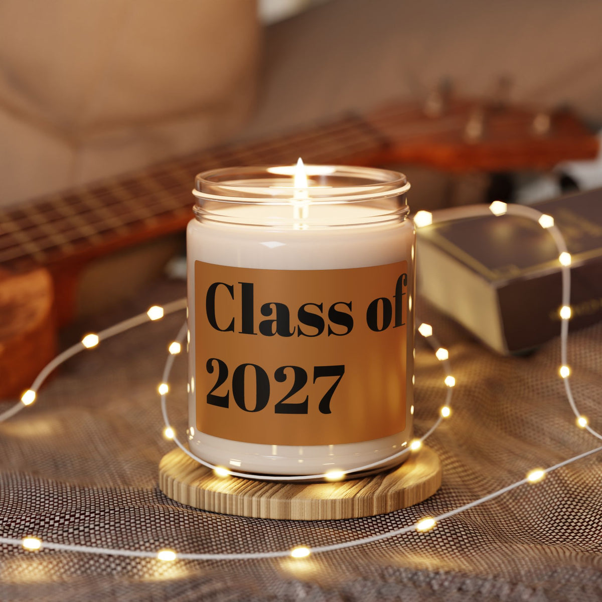 Class of 2027 Scented Soy Candle — Graduation Gift Candle (9oz)