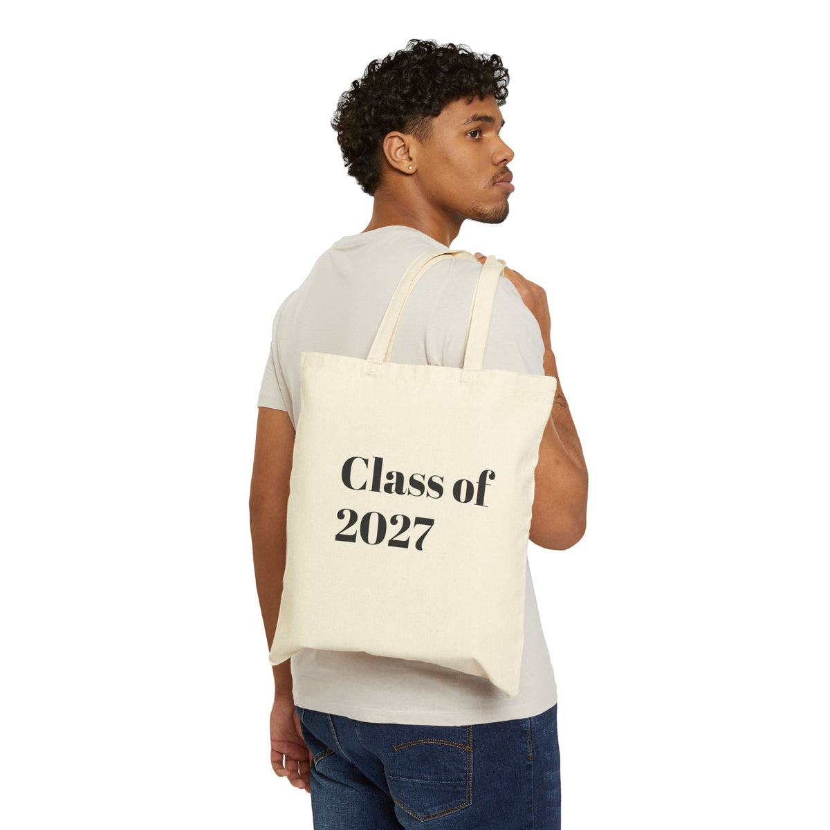 Class of 2027 Tote Bag — Cotton Canvas Graduation Gift