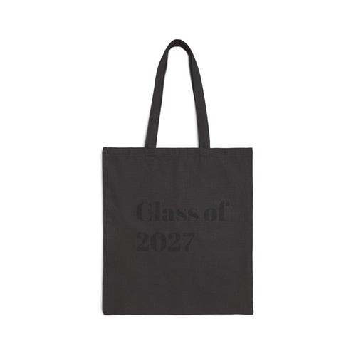 Class of 2027 Tote Bag — Cotton Canvas Graduation Gift